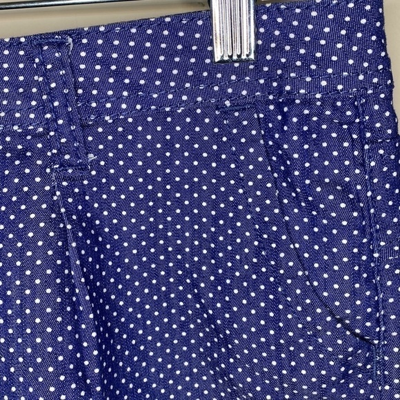 American Rag Blue Cotton Blend Polka Dot Short Size 9 - Picture 7 of 15